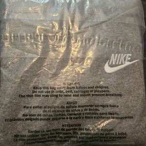 Nike Gray Hoodie with White Logo Size 2T